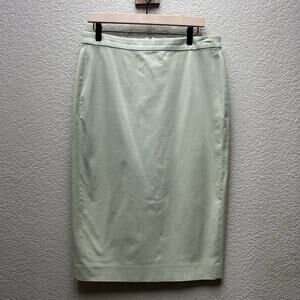 J Crew No.3 Woman’s Pencil Skirt Size 12T Seafoam Green